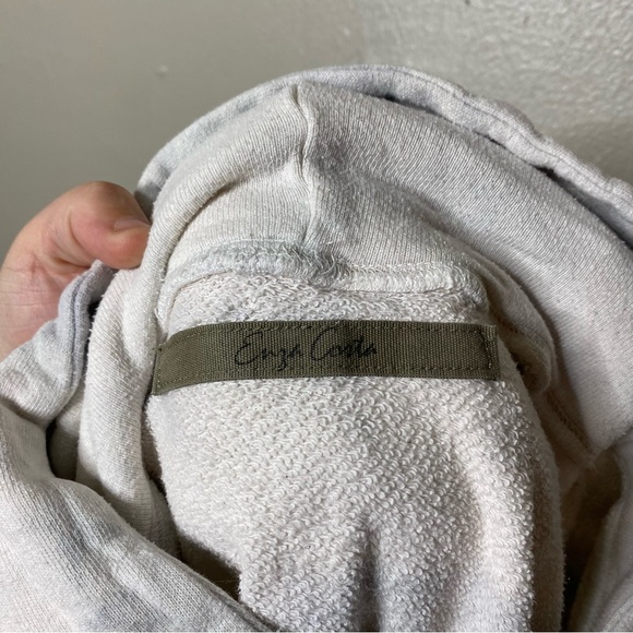 Enza Costa Tie Dye Cropped French Terry Pullover Hoodie Size Medium - Picture 4 of 8